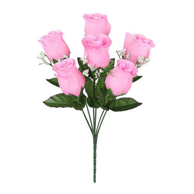 Artificial Rose Bud Flower Bush