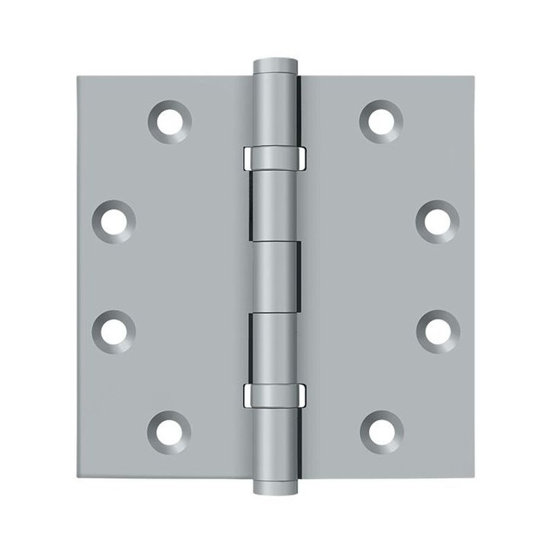 102'' x 102'' Butt Bearing Hinge, Brushed Chrome