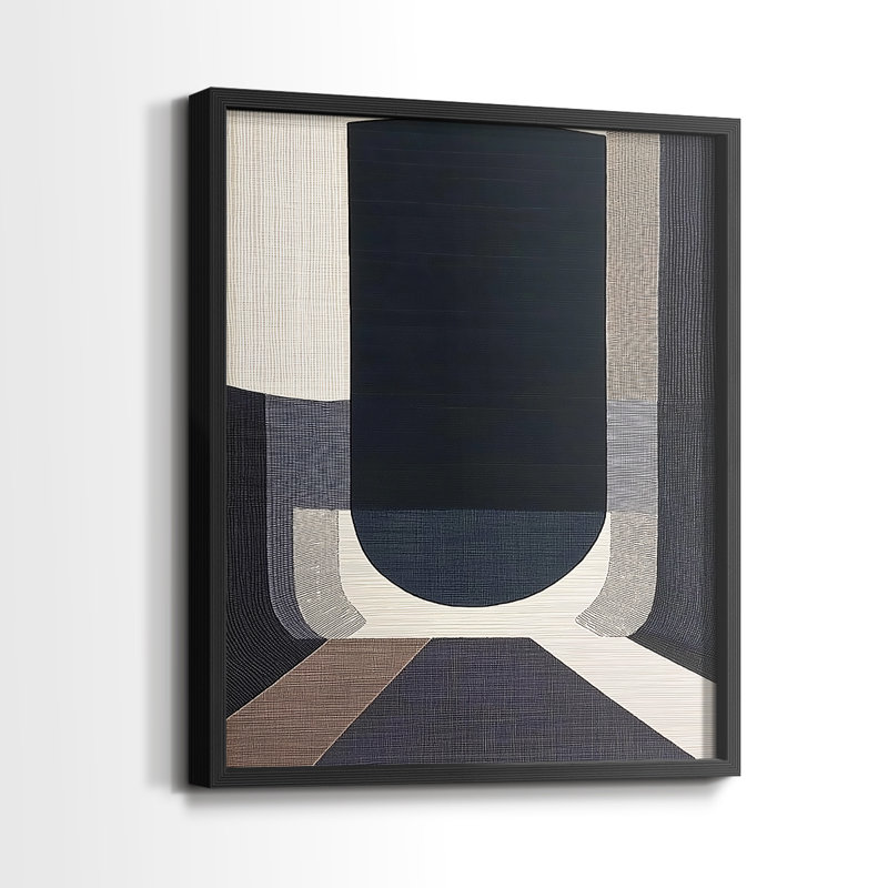 "ABSTRACT Series DCL XXXIV" par J Paul, Noir, noir, noir, noir, H 11 po x l 9 po