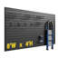 Système d'organisation de garage en PVC noir Slatwall 8 pi x 4 pi avec accessoires 30 pièces-1288189017