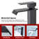 Waterfall Bathroom Faucet Single Handle Bathroom Sink Faucet Washbasin Faucet With Deck And Pop-Up Drain(Without Overflow)