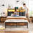 Modern Platform Bed with LED Lights, Charging Station & Under-Bed Storage,Full/Queen/King-2128609401-2129029457