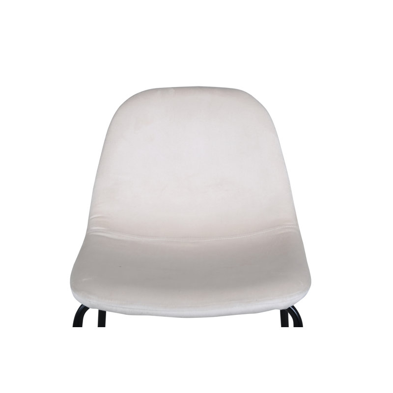 Santos Upholstered Counter Stool, White