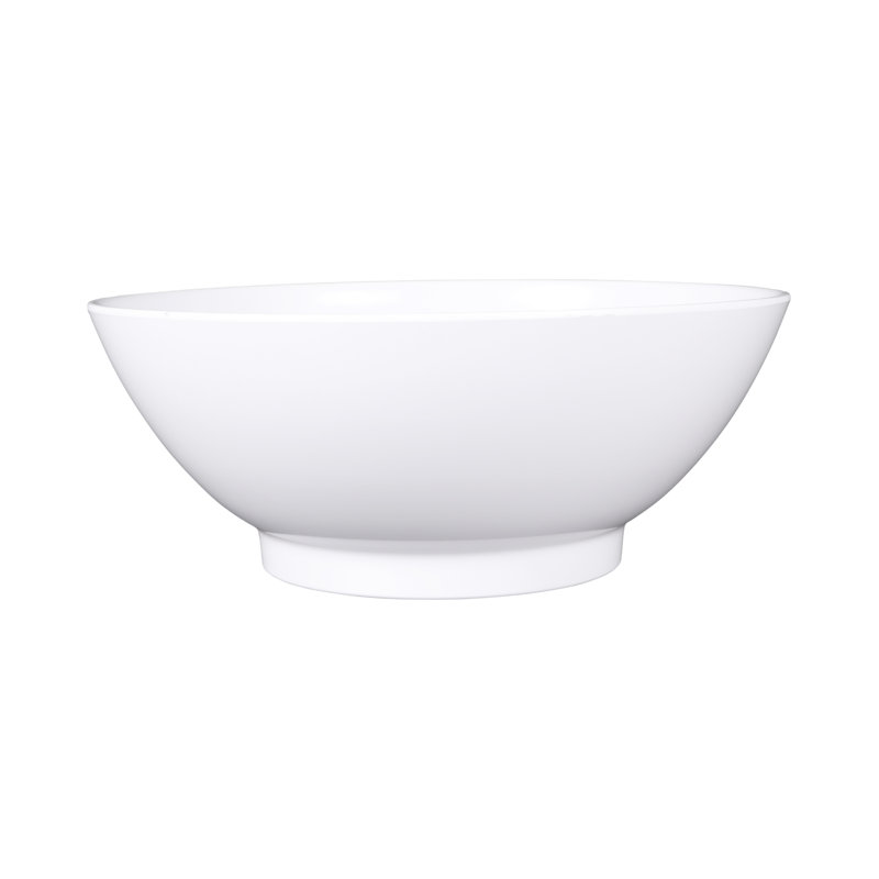 Elite Global Solutions Melamine Serving Bowl, White