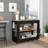 Kitchen Island with Drawer Shelves and Casters-458546701-423032430