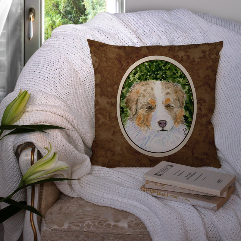 Coussin décoratif intérieur/extérieur brun berger australian