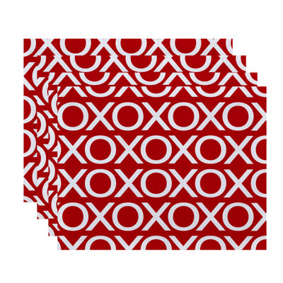 Polyester Geometric Rectangle Placemat