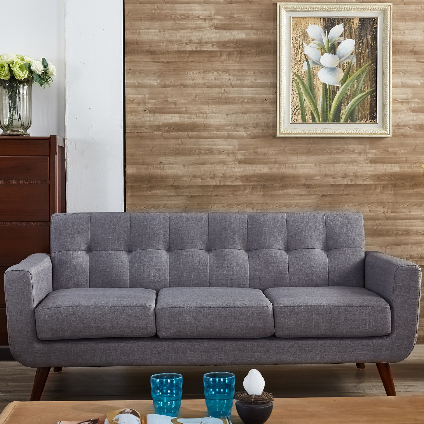 George Oliver Zohaib 70.5" Square Arm Sofa & Reviews | Wayfair