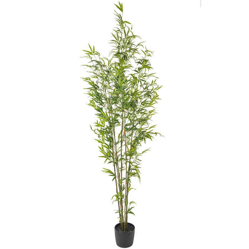 Arbre de bambou artificiel en pot, H 84 po x l 26 po x P 26 po