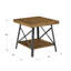 Table de bout brune