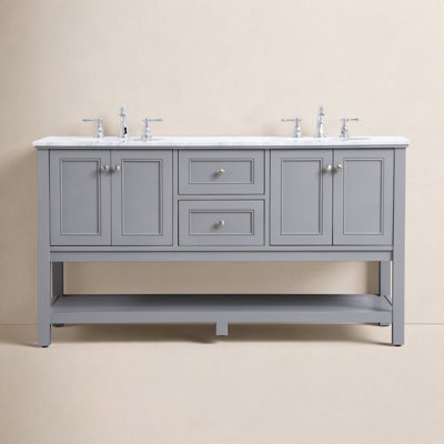 Bonsai 60'' Double Bathroom Vanity