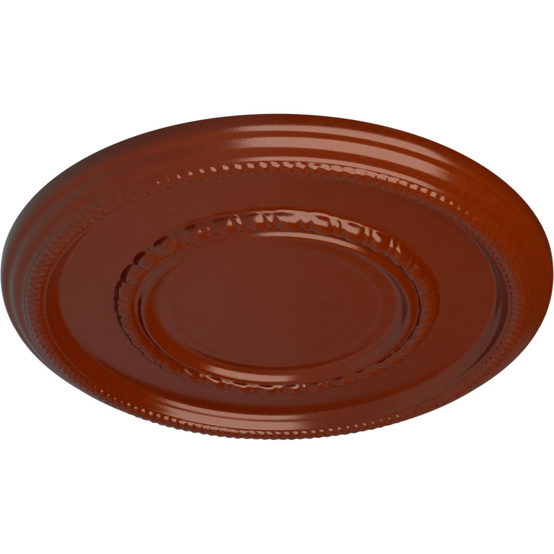 Endurathane Federal Roped Large Ceiling Medallion, 17 3/8"OD x 1 1/8"P (Fits Canopies up to 7 3/4") Ekena Millwork 