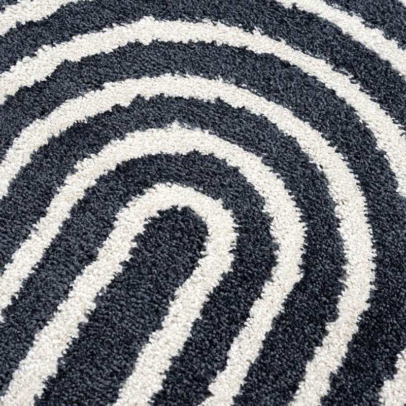 Striped Indoor Rug, Rectangle 5'3" x 7'6"