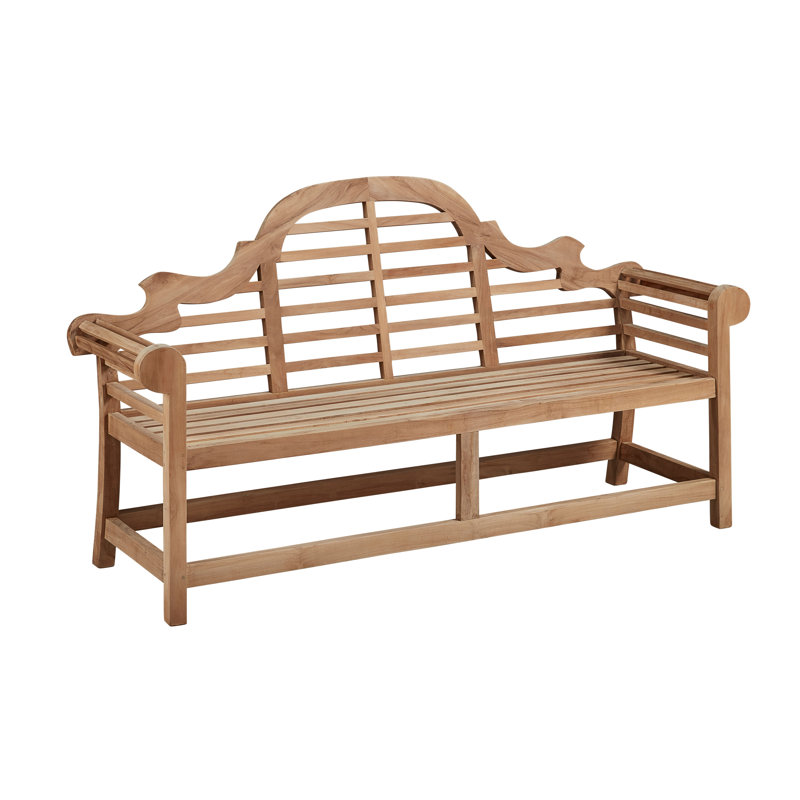 Banc de parc en teck Burmeister