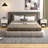2 PCS Rattan Nightstand Boho End Table with Drawer & Open Shelf for Living Room White-347152599-347152593