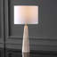 Lampe de table en travertin Bevans