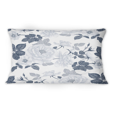 Coussin White Roses