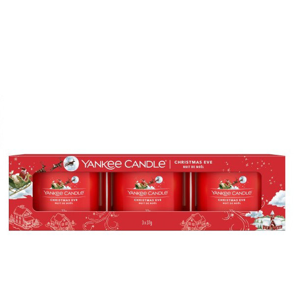 Yankee Candle - 3 Packed Filled Votives, Christmas Eve