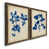 Toile avec cadre en noyer