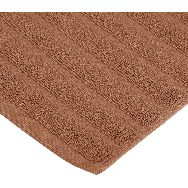 Ensemble de tapis de bain réversible 2 pièces Pardue, Brun, Couleur unie