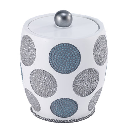 Dotted Circles Bath Shower Storage Jar