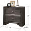 Table de chevet contemporaine 1Pc-1040244190