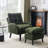 Elandra Upholstered Accent Chair and Ottoman, with 5 Level Adjustable Backrest-693262252