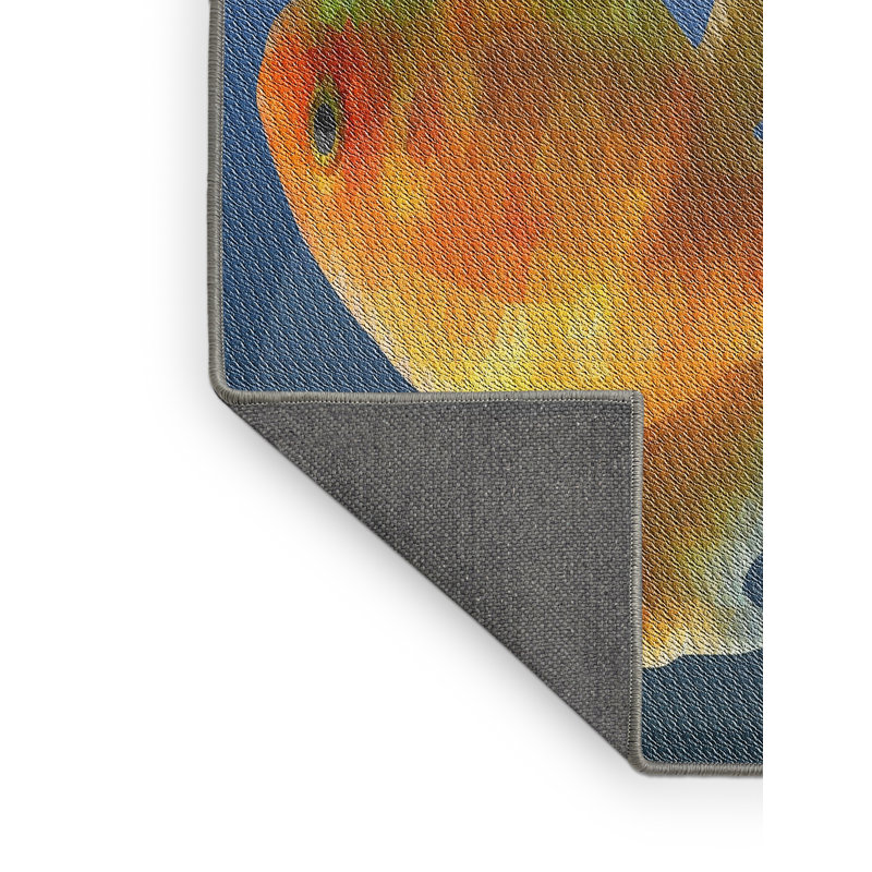 Tapis orange Maen, Rectangle 2 pi x 3 pi