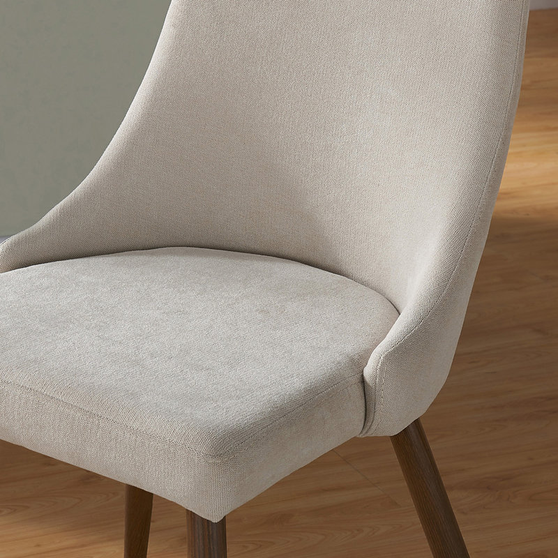 Chaise d'appoint rembourrée Swampscott, Beige