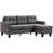 Polyester 100 % gris foncé