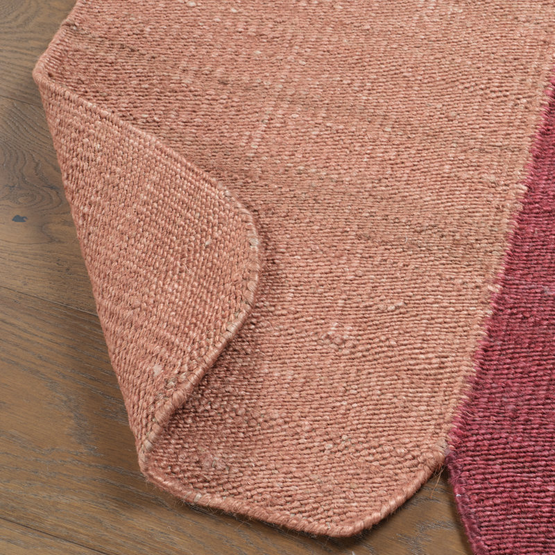 Jaipur Living Davi RFL04 Handwoven Color Block Red/Orange Area Rug (4'X6'), Rectangle 4' x 6'