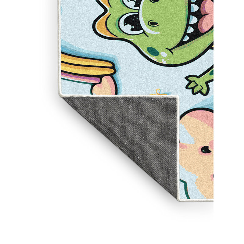 Tapis pour enfants Zoomie Kids, Rectangulaire 2 pi x 3 pi
