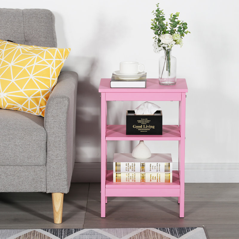 Victoria 15.7'' W Nightstand, Pink, Individual