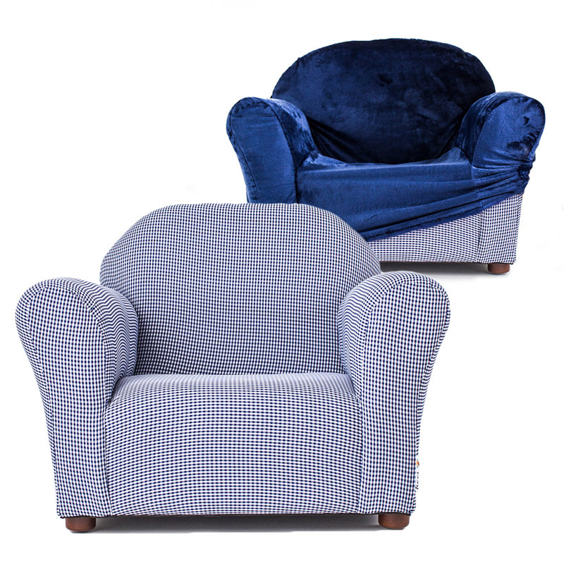 Ensemble de chaise pour enfant + housse Keet Roundy, Marine