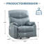 Fauteuil inclinable pivotant Ringwold-604287484