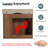 24'' Wall-Mounted Bathroom Vanity with White Ceramic Sink & Soft-Close Door, KD-Packing