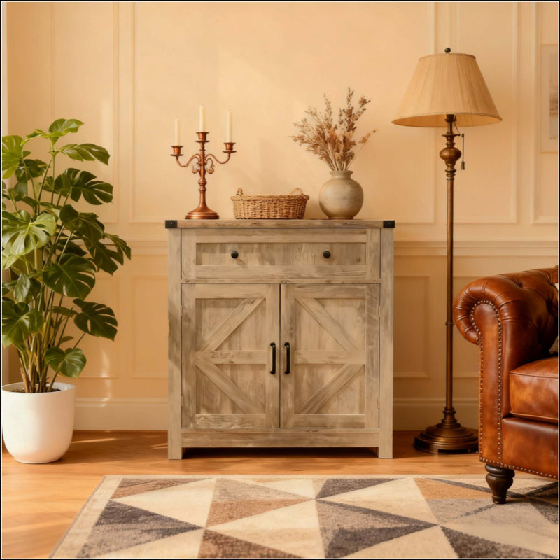 Buffet Farmhouse, Light Gray