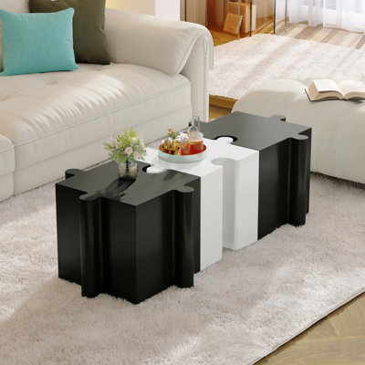 Patio Side Table, Modular Concave Edge MGO Table - Buy Singles Or Combine