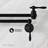 Plaisir Retractable Wall Mount Pot Filler Faucet-109110369