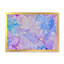 «Pink and Blue Ink Clouds IV», reproduction d'art sur toile moderne-67239287-67239292