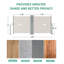 Auvent rétractable 71 po x 236 po à double face - intimité et résistant à l'eau et aux rayons UV, beige-127278466-127278469