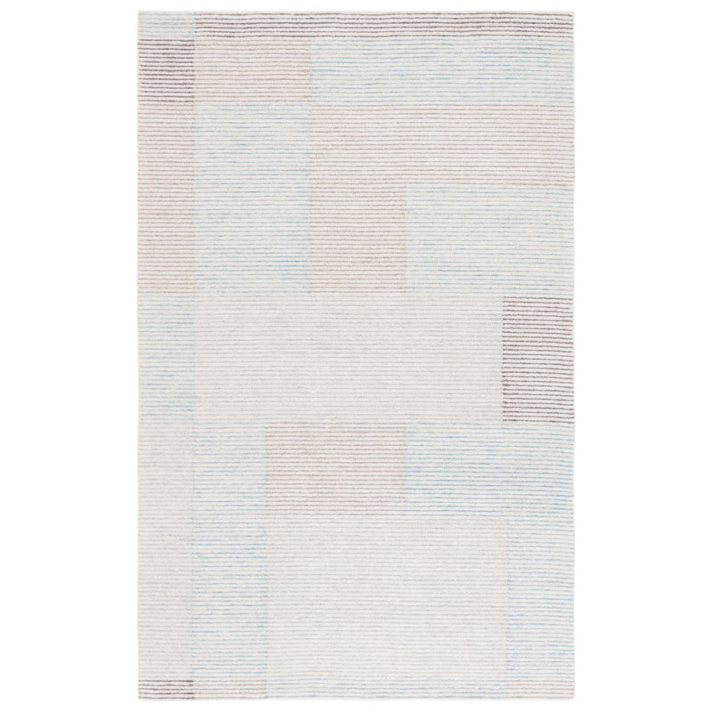 Metro 481 Hand Tufted Wool Pile Abstract Rug, Rectangle 4' x 6'