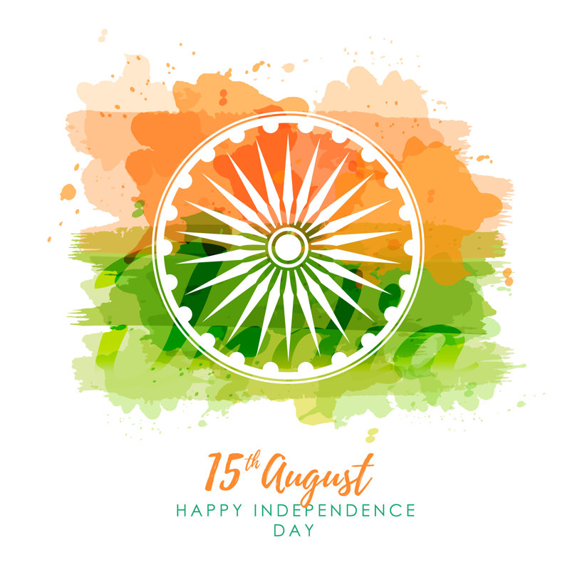 Independence Day - Wrapped Canvas Painting, 30cm H x 30cm W x 3.8cm D