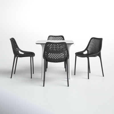 Farrah Square 4 - Person 31.5" Long Dining Set