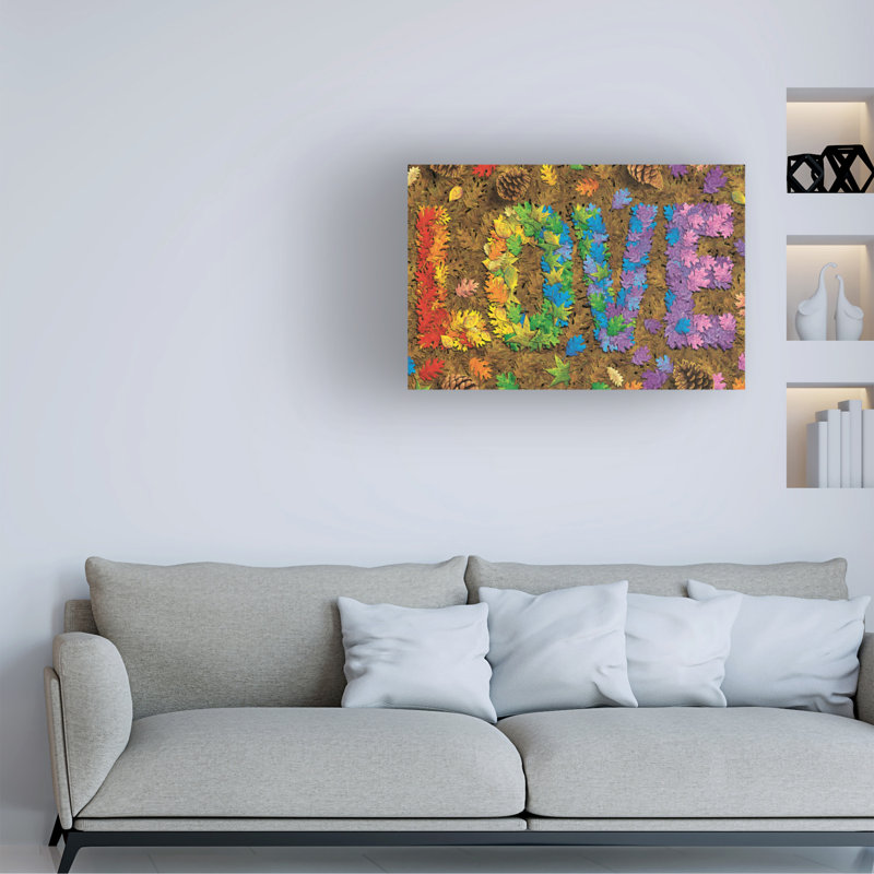 Michael David Ward LOVE Canvas Art, 16" H x 24" W