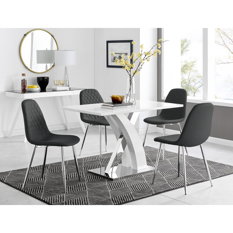 Corova Dining Set, Black