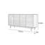 Table de buffet tridimensionnelle de style japonais