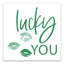 «Lucky You» par Inconnu, impression sur toile tendue