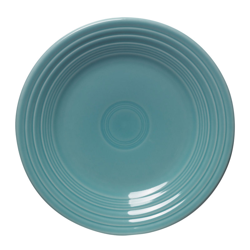 Assiette à dîner avec rebord classique de 9 po Fiesta Dinnerware, Turquoise