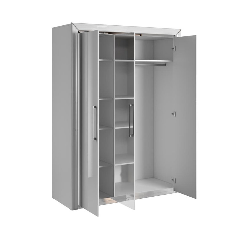 Miyani 3 Door Manufactured Wood Wardrobe